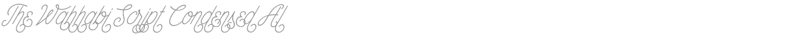 The Wahhabi Script font preview
